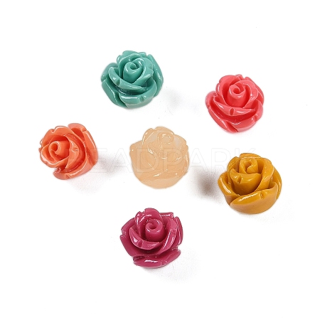 Synthetic Coral Carved Beads CORA-C003-17-1