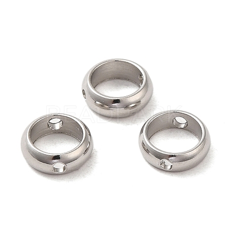 Non-Tarnish 201 Stainless Steel Bead Frames STAS-O130-06P-D-1