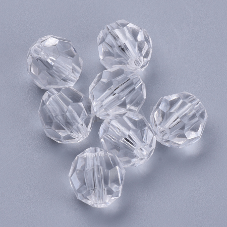Transparent Acrylic Beads TACR-Q257-10mm-V01-1
