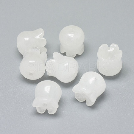 Natural White Jade Beads G-F637-03K-1