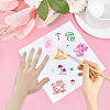 PVC Plastic Clear Stamps DIY-WH0439-0047-4