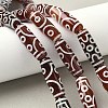 Rice Shape Tibetan Style dZi Beads Strands G-A269-A08-01-1
