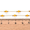 Handmade Seed Beads Round Link Chains CHS-T006-32G-3