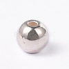 Alloy Round Beads PALLOY-ZN818-6mm-S-RS-1