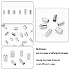 Unicraftale 240Pcs 6 Style Stainless Steel Cord Ends STAS-UN0025-46-5