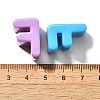 UV Plating Opaque Acrylic European Beads SACR-Z007-01F-3