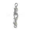 304 Stainless Steel S-Hook Clasps STAS-G373-04P-02-1
