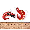 4Pcs Handmade Lampwork Pendants LAMP-N034-04-3