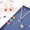 24Pcs 12 Colors Glass Rhinestone Pendants FIND-TA0001-90-8