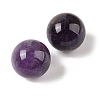 Natural Amethyst No Hole Sphere Beads G-K353-04D-03-2