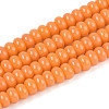 Opaque Spray Painted Glass Beads GLAA-ZX008-4mm-18L-1