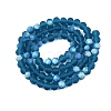 Transparent Glass Beads Strands X-EGLA-A044-T6mm-MB27-3