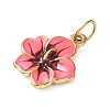 304 Stainless Steel Enamel Pendants SA-CBAAB49-01G-2