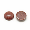 Synthetic Goldstone Cabochons G-R416-10mm-47-2