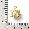 Rack Plating Brass Cubic Zirconia Pendants KK-M267-02G-3