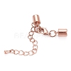Brass Chain Extender KK-L089-03RG-NF-2