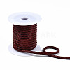 Braided Cowhide Leather Cord NWIR-N005-01A-5mm-4