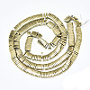 Electroplate Non-magnetic Synthetic Hematite Multi-Strand Links X-G-S352-80A-01-2