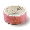 Round Adhesive Decorative Paper Tapes DIY-M052-01G-2