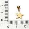304 Stainless Steel Pendants STAS-K323-01E-G-3