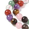 Natural Mixed Gemstone Beads Strands G-P574-A02-8mm-4