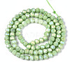Anti-Tarnish Electroplate Glass Beads Strands EGLA-T021-4mm-15-09-2