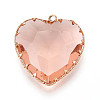 Transparent Glass Pendants KK-N283-01I-G-1