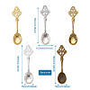 Tibetan Style Alloy Big Pendants TIBE-TA0001-24-23