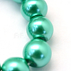 Baking Paint Pearlized Glass Pearl Round Bead Strands X-HY-Q003-6mm-29-3