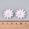 Flower Acrylic Bead Caps SACR-T017-50C-4