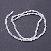Electroplate Glass Beads Strands X-EGLA-R048-3mm-36-2