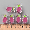 Transparent Enamel Acrylic Beads TACR-S155-002I-4