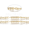 Brass Handmade Beaded Chains CHC-I031-17G-1