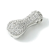 Rack Plating Brass Cubic Zirconia Pendants KK-S378-02P-I-2