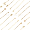 304 Stainless Steel Link Chain Bracelets for Women BJEW-D359-11G-6