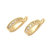 Brass Micro Pave Clear Cubic Zirconia Pendant Bails KK-G542-03G-01-1