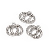 Alloy Crystal Rhinestone Pendants FIND-C019-23P-4