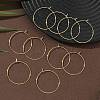 SHEGRACE Brass Hoop Earrings Findings XGR0005G-70G-4