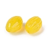 Handmade Ribbed Lampwork Beads LAMP-N042-01B-2