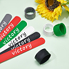  10Pcs 5 Colors Silicone Covered Iron Flip Wraps Holder Clips BJEW-NB0001-04-6