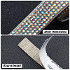 SUPERFINDINGS Glitter Glass Hotfix Rhinestone(Hot Melt Adhesive On The Back) DIY-FH0002-53B-2