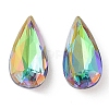 Glass Rhinestone Cabochons RGLA-L029-04B-SPLA-1