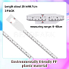PP Plastic Baby Head Circumference Measuring Tape TOOL-WH0136-90-2