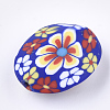 Handmade Polymer Clay Beads X-CLAY-S092-33-3