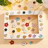 90Pcs Alloy Enamel Pendants ENAM-CJ0001-93-6