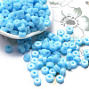 Opaque Colours Glass Seed Beads SEED-E001-P3x6mm-08-1