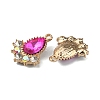 Glass Rhinestone Pendants FIND-TAC0017-07LG-07-2