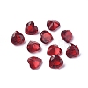 Transparent Pointed Back Glass Cabochons GLAA-WH0015-37A-1