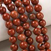 Natural Red Jasper Bead Strands G-K153-B19-8mm-6