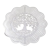 201 Stainless Steel 3D Rotating Hanging Wind Spinner STAS-B122-01P-08-1